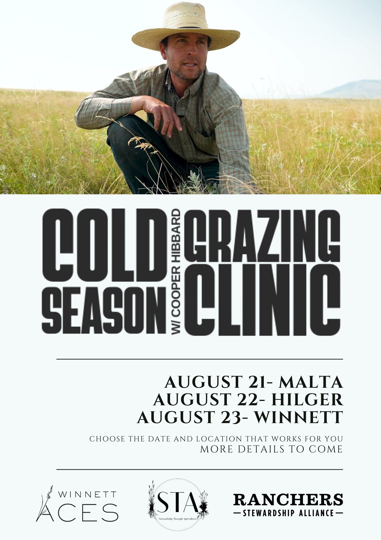 Cold Season Grazing Clinic with Cooper Hibbard